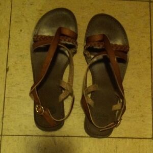 Brown Strappy Sandals